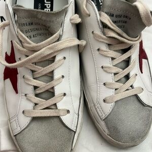 New Golden Goose Sneakers with Red star